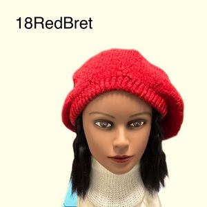 RED BERET HAT